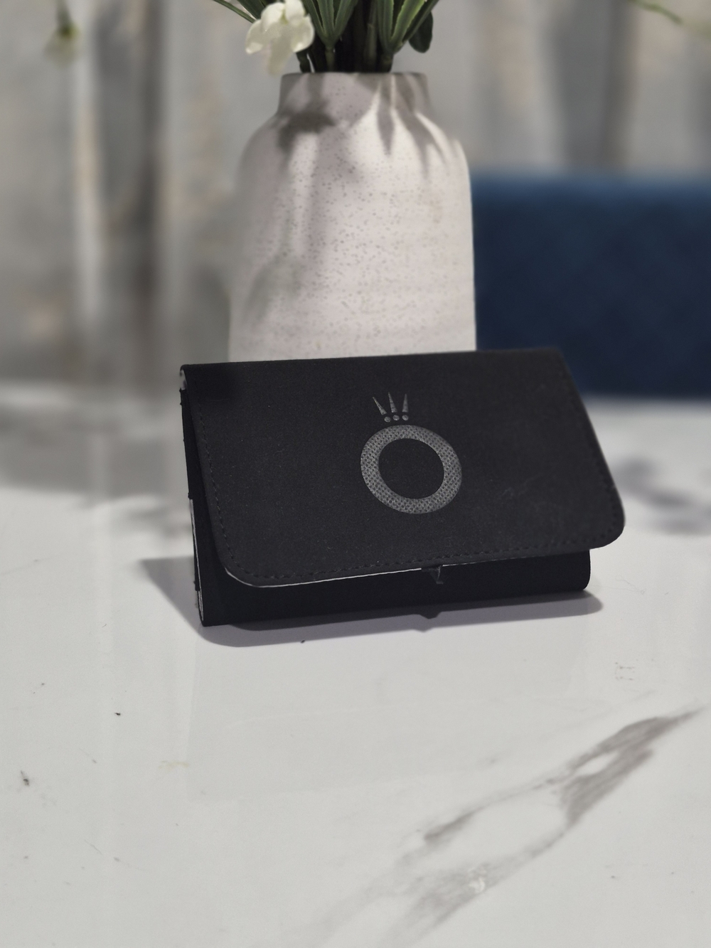 Black Tablet Folio Case with Magnetic Closure